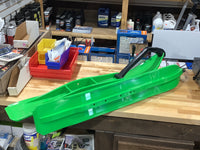 Load image into Gallery viewer, 77380349 PAIR C&amp;A Pro Razor Skis GREEN W/Loop Handle 77380320
