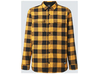 Load image into Gallery viewer, OAKLEY BEAR COZY FLANNEL FATHOM/IRON RED CHECK
