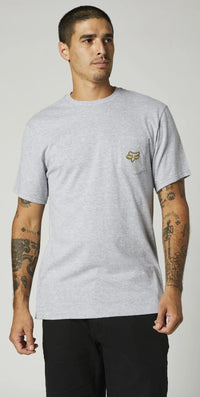 Load image into Gallery viewer, FOX BRONCA SS POCKET TEE LIGHT HTR GREY
