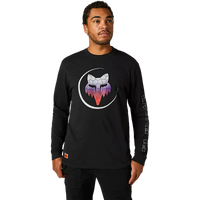 Load image into Gallery viewer, FOX SKARZ LS PREMIUM TEE BLACK
