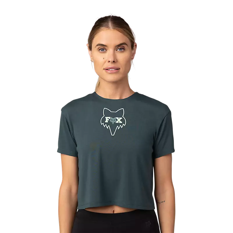 FOX WOMENS IN THEORY SS TECH TEE ERLD