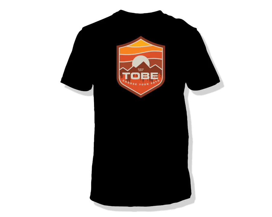 TOBE SHIELD TEE BLACK