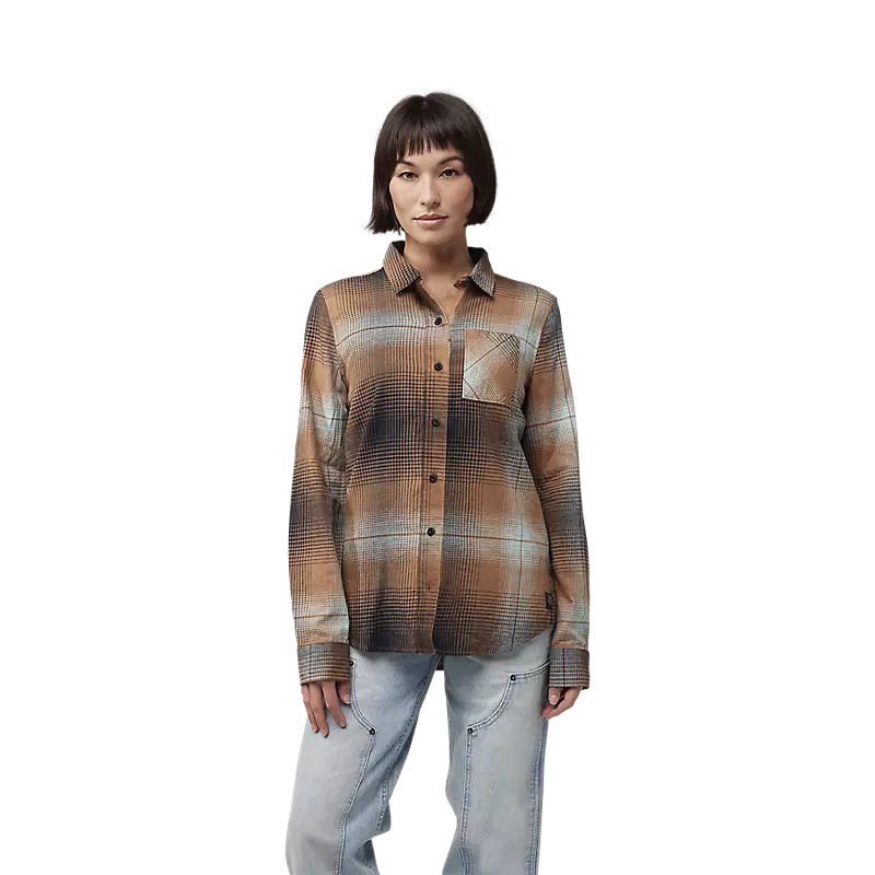 FOX RACING WOMEN'S TRAILDUST FLANNEL