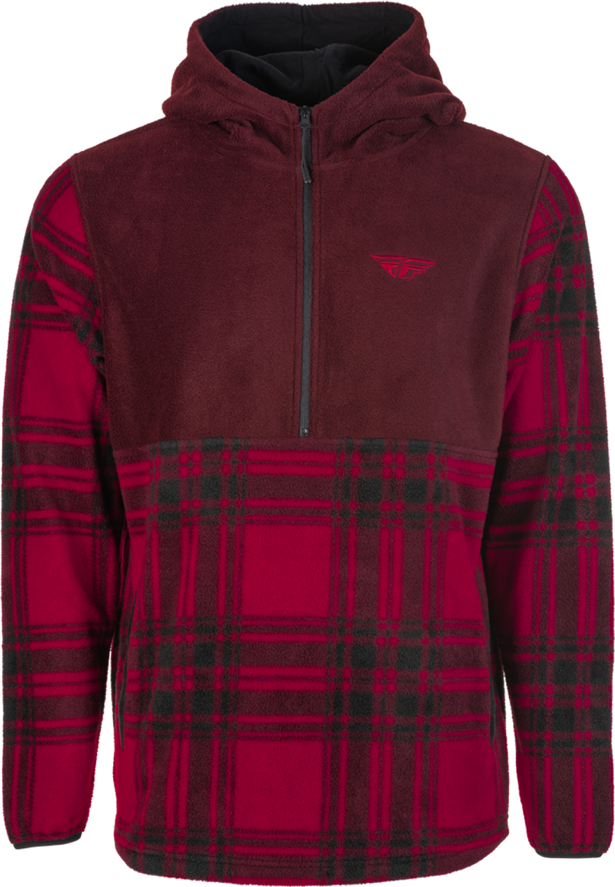 FLY RACING HALF ZIP PULLOVER HOODIE