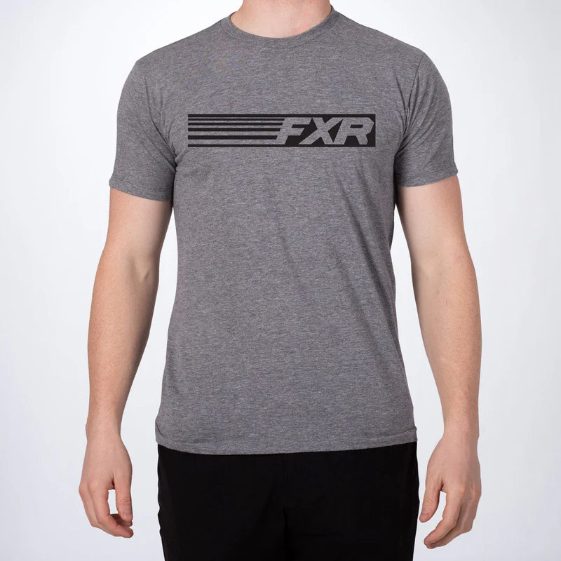 FXR Men’s Speed T-Shirt Grey Heather/Black