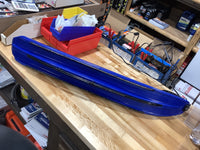 Load image into Gallery viewer, SLP TRI KEEL BLUE REPLACEMENT SKI W/LOOP AND 6” CARBIDES
