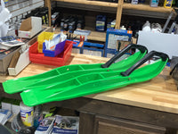 Load image into Gallery viewer, 77380349 PAIR C&amp;A Pro Razor Skis GREEN W/Loop Handle 77380320
