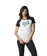 Load image into Gallery viewer, FOX RACING WOMEN&#39;S FGMNT SS RAGLAN TEE
