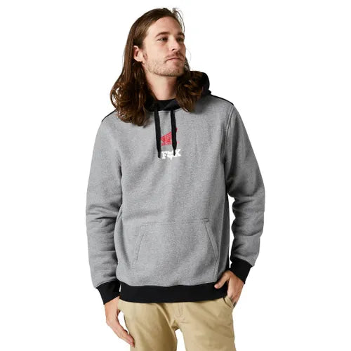 FOX HONDA WING PO FLEECE HEATHER GRAPHITE