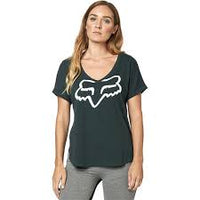 Load image into Gallery viewer, FOX WOMEN&#39;S RESPONDED SS V NECK ROLL SLEEVE

