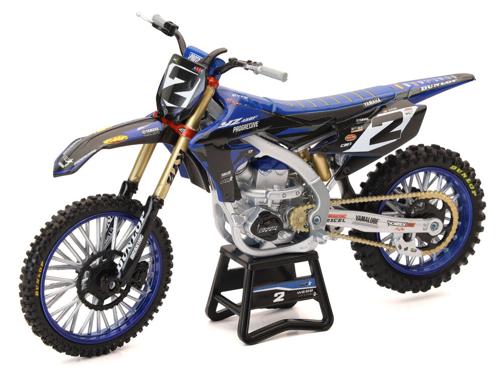 NEW RAY 1:12 SCALE YAMAHA FACTORY RACING COOPER WEB DIRTBIKE TOY