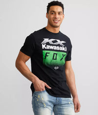 Load image into Gallery viewer, FOX X KAWI SS TEE BLACK
