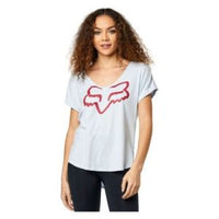 Load image into Gallery viewer, FOX WOMEN&#39;S RESPONDED SS V NECK ROLL SLEEVE
