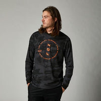 Load image into Gallery viewer, FOX CLEAN UP CAMO LS TECH TEE BLACK CAMO
