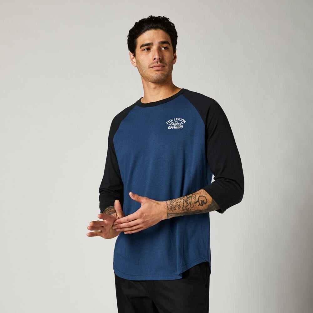 FOX RACING MEN'S ORIGINAL SPEED 3/4 RAGLAN