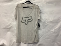 Load image into Gallery viewer, FOX WOMEN&#39;S EXTENT VNECK ROLL SLV
