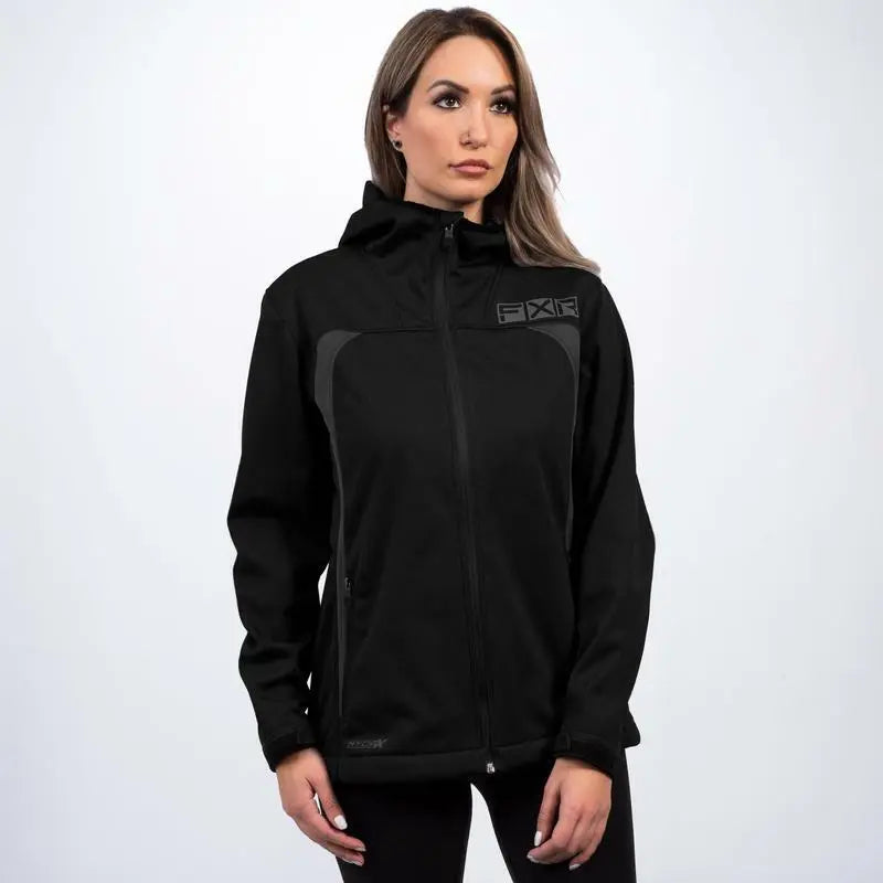 FXR WOMEN'S RIDGE SOFTSHELL HOODIE