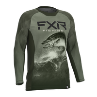 Load image into Gallery viewer, FXR M BIG TREBLE UPF LONGSLEEVE BRONZE WALLEYE
