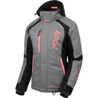 Load image into Gallery viewer, WOMENS PULSE JACKET 23 MID GREY/HEATHER/SKY BLUE/BLACK
