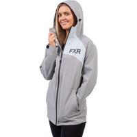 Load image into Gallery viewer, FXR W Jade Dual-Laminate Jacket Grey/Ice
