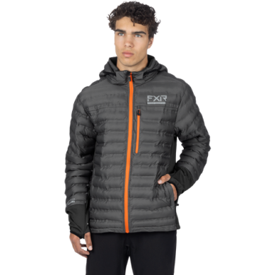 FXR MEN'S PODIUM HYBRID QUILTED HOODIE