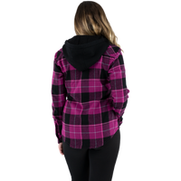 Load image into Gallery viewer, FXR WOMENS TIMBER HOODED FLANNEL SHIRT
