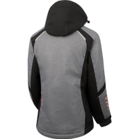 Load image into Gallery viewer, WOMENS PULSE JACKET 23 MID GREY/HEATHER/SKY BLUE/BLACK
