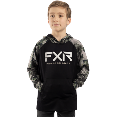 FXR YOUTH PILOT UPF PULLOVER HOODIE