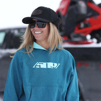 Load image into Gallery viewer, 509 WOMEN’S LEGACY PULLOVER HOODIE BLUE POPCORN
