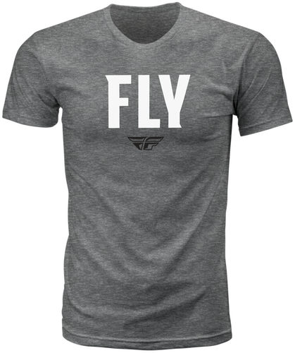 FLY RACING WFH TEE DARK GREY HEATHER