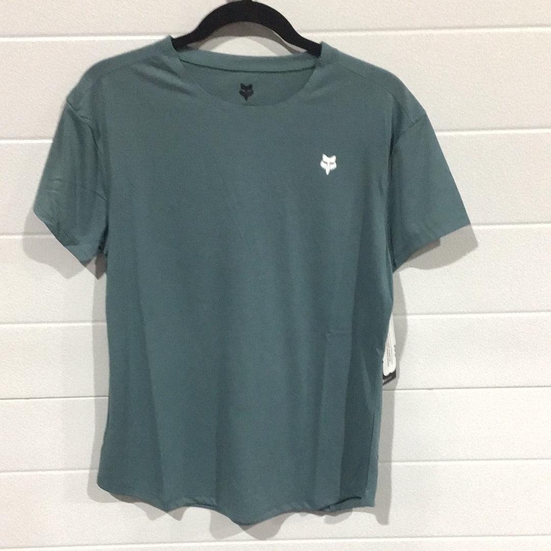 FOX WOMENS MAXING OUT SS TECH TEE SEAFOAM GREEN