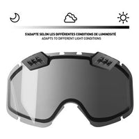 Load image into Gallery viewer, CKX PHOTOCHROMIC 210° GOGGLES LENS WITH ADJUSTABLE VENTILATION-WINTER
