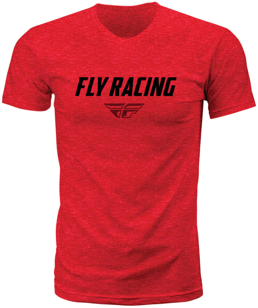 FLY RACING EVO TEE RED HEATHER