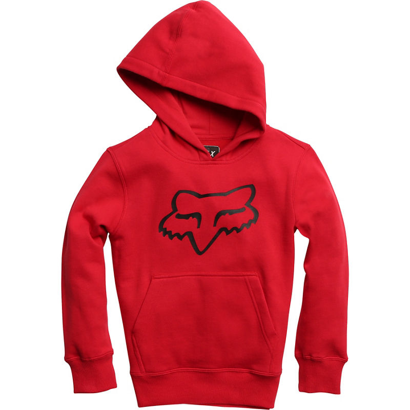 FOX YOUTH LEGACY PULLOVER FLEECE DARK RED