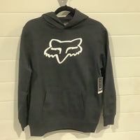 Load image into Gallery viewer, FOX YOUTH LEGACY PULLOVER FLEECE BLACK
