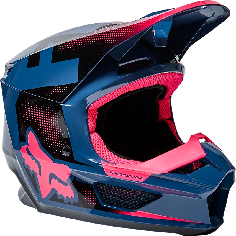 Fox Youth V1 Dier Helmet Dark Indo