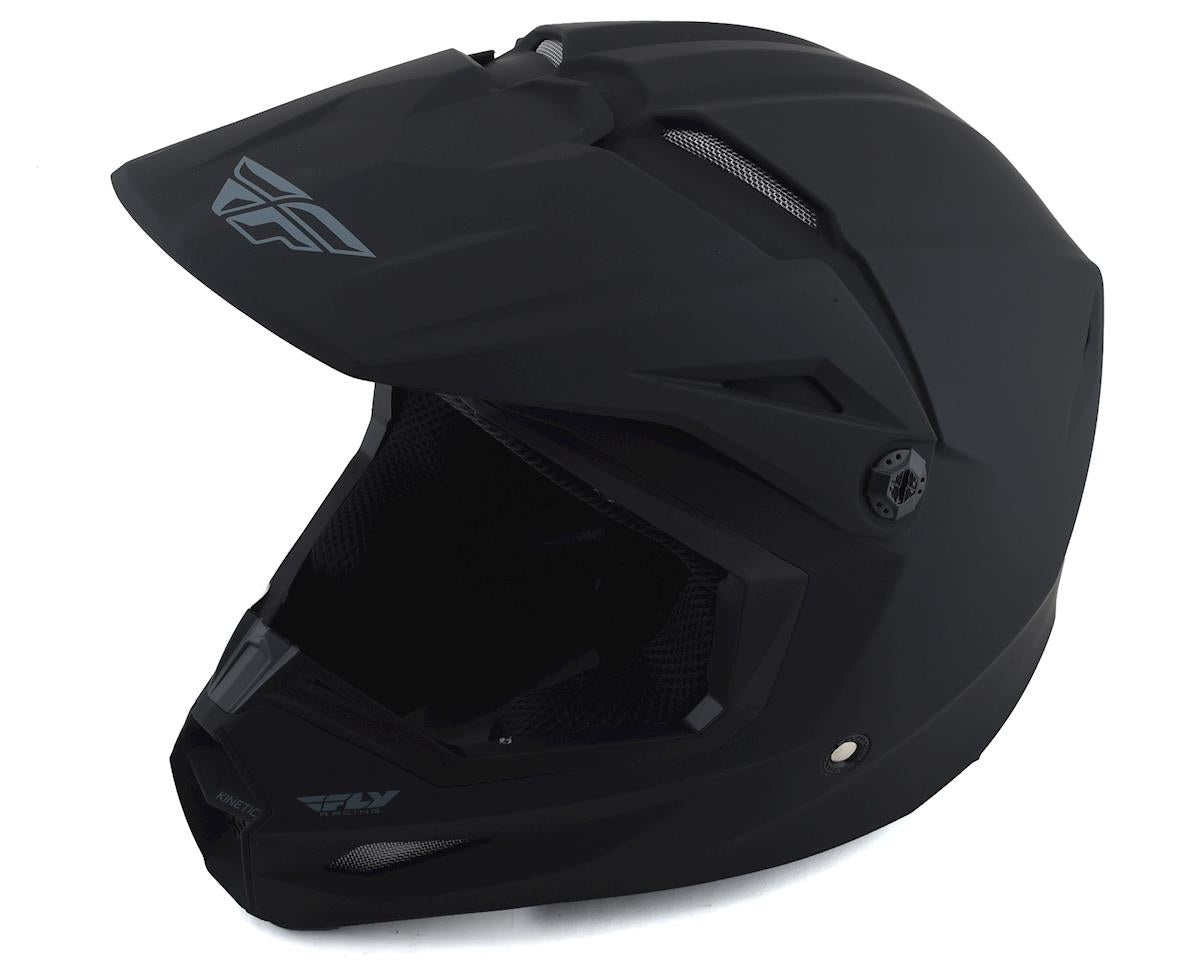 FLY KINETIC MATTE BLACK YTH SM