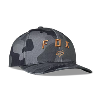 Load image into Gallery viewer, FOX YTH VZNS CAMO 110 SNAPBACK HAT (BLK CAM)
