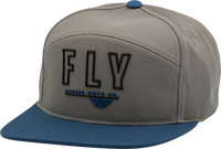 FLY RACING FLY SKYLINE HAT LIGHT GREY/BLUE O/S