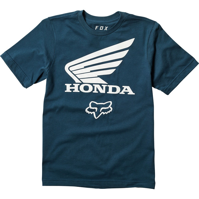 FOX YOUTH HONDA SS TEE NAVY