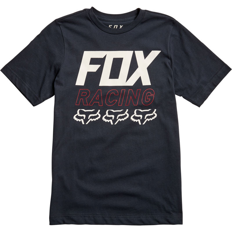 FOX YOUTH OVERDRIVE SS TEE MIDNIGHT