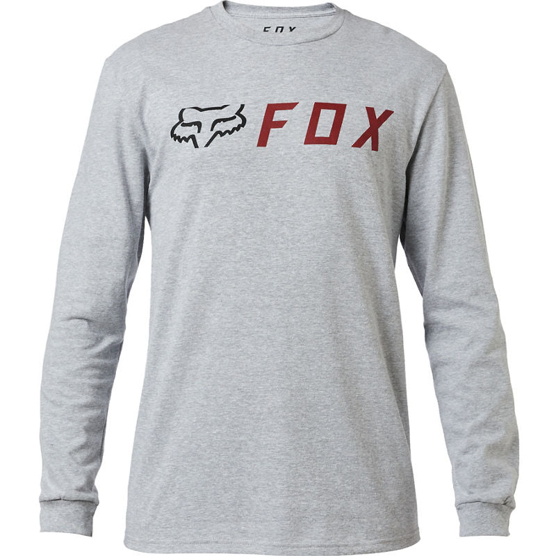 FOX MEN'S CUT OFF LS TEE LIGHT HEATHER GREY