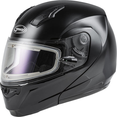 MD-04S MODULAR SNOW HELMET W/ELECTRIC SHIELD BLACK