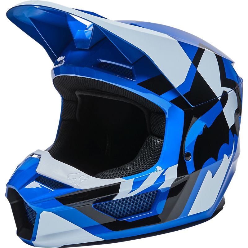 Fox Youth V1 Lux Helmet Blue