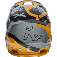 Load image into Gallery viewer, Fox Youth V1 Skew Helmet Black/Gold
