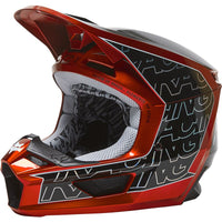 Load image into Gallery viewer, Fox Youth V1 Peril Helmet Flo Red
