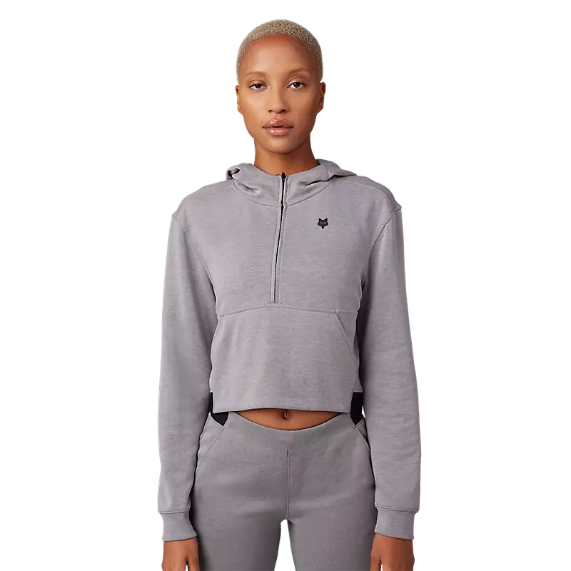 FOX WOMENS BALANCE PO FLEECE (HTR DRK STN)