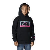 Load image into Gallery viewer, FOX YOUTH NUKLR PULLOVER FLEECE BLACK
