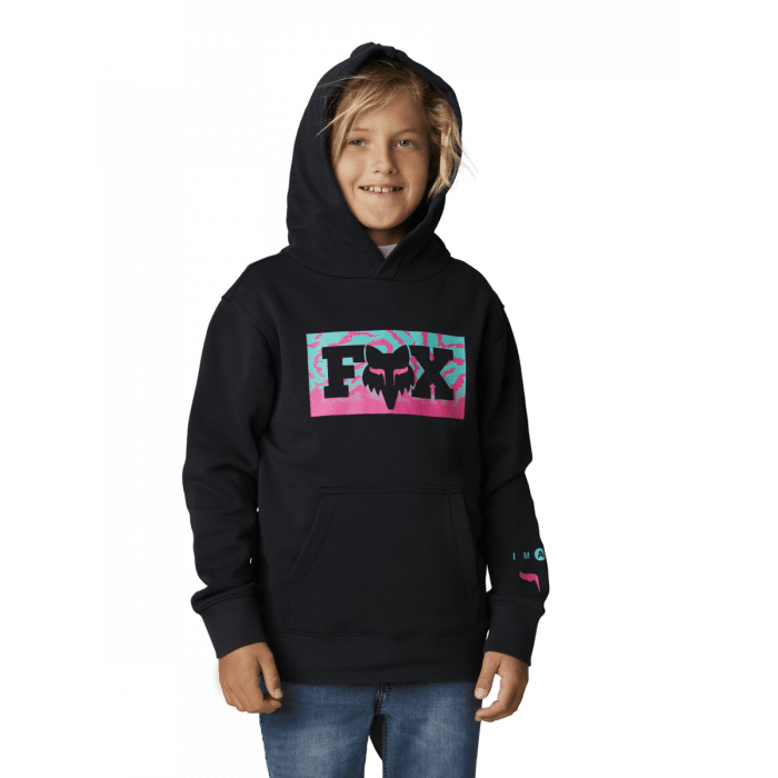 FOX YOUTH NUKLR PULLOVER FLEECE BLACK