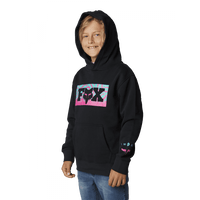 Load image into Gallery viewer, FOX YOUTH NUKLR PULLOVER FLEECE BLACK
